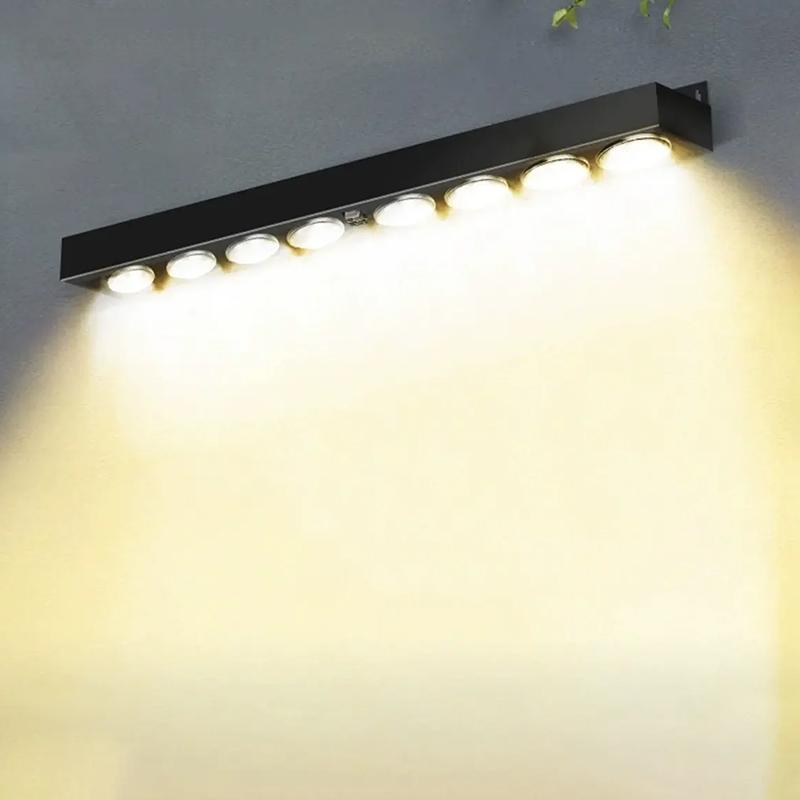 Outdoor Led Solar Wall Sign Light Garden Landscape Light 4/6/8 Led Waterproof Bright Solar Address Lights For Patio Stair Fence