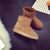 Women's Large Size 2025 Flat Heel Snow Boots - Autumn/Winter Warm Velvet Cotton Shoes