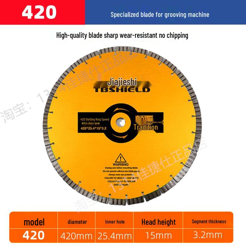 JiaJieShi Diamond Cutting Disc for Wall Slotting, Tile, and Marble - Dry Cutting Blade for Angle Grinders