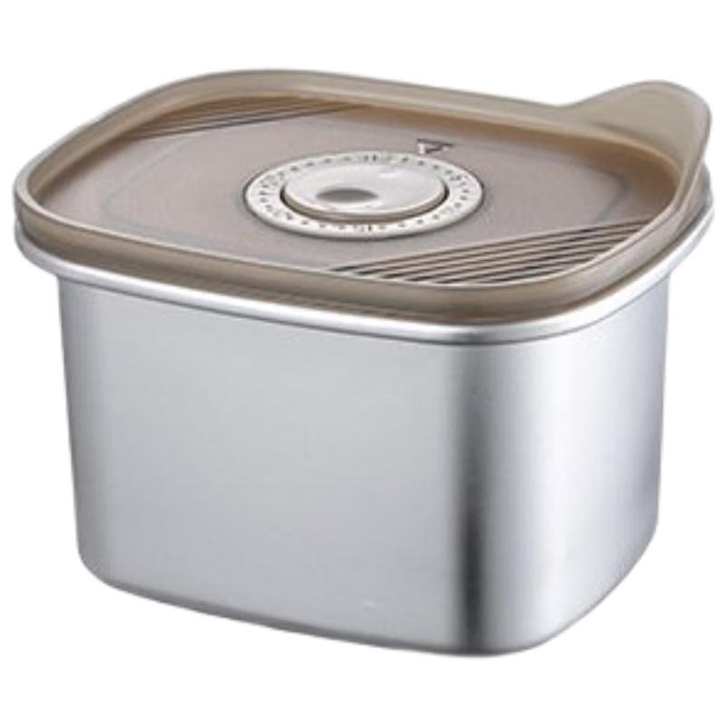 

Ru Han 500ml Khaki Semi-Transparent Food Container