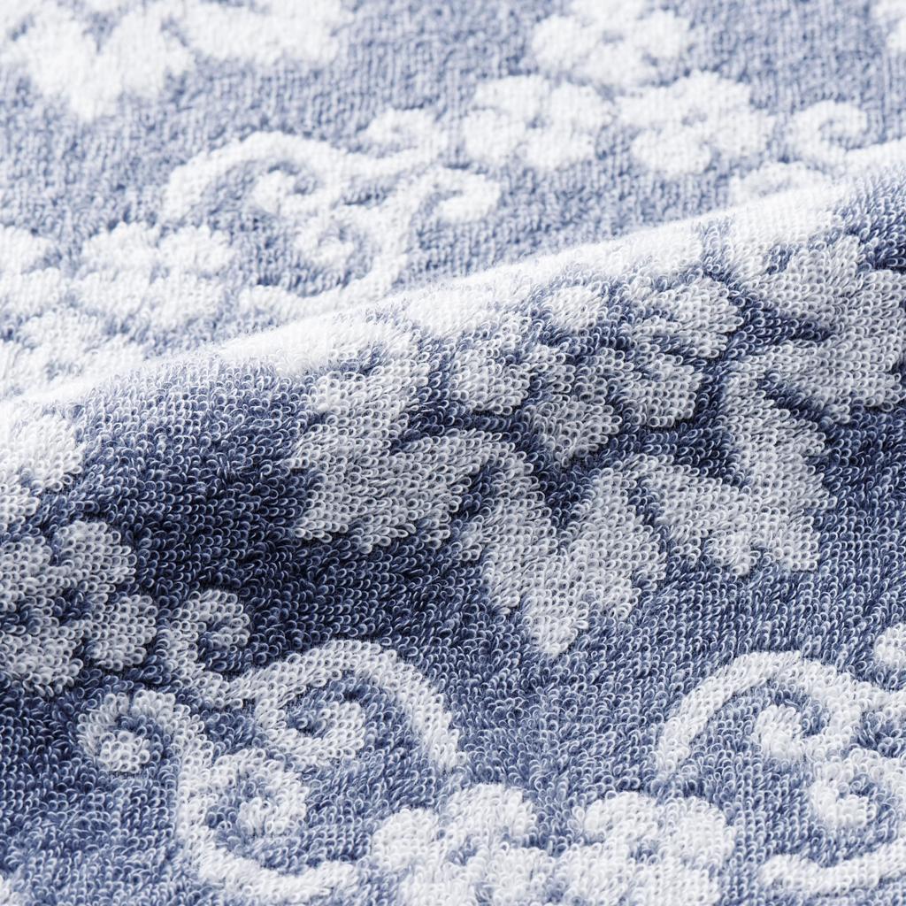 Nishikawa Imabari Face 34 X 80 Soft and Made In TT24103003 Towel, Cm, Washable, 100% Cotton, Fluffy, Japan, Blue,