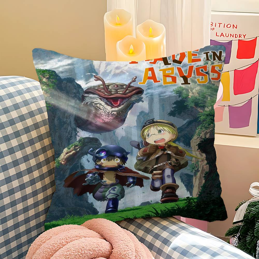Made In Abyss Anime Cushion Cover Decorative Pillow Sofa Home Decor Case Pillow Cases