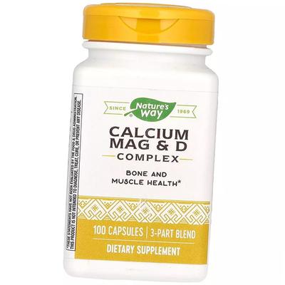 Kalzium Magnesium Vitamin D, Calcium Mag and D Complex, 100 Kapseln (36344129)