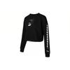 PUMA Printed Casual Round Neck Long Sleeve Sweatshirt Women Tops Black 599174-01