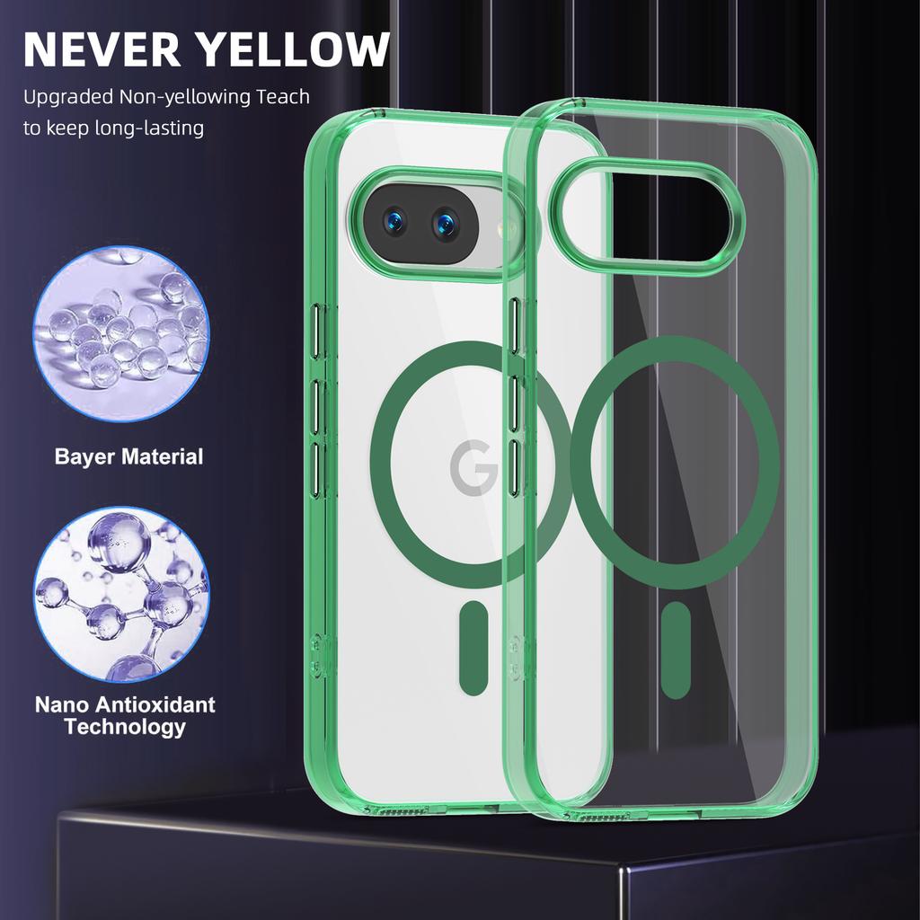 Applicable To Google 11ProXL Mobile Phone Case Magnetic Wireless Charging High Transparent Color goolge11A Anti-drop Protective Case