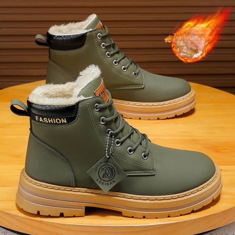 

Зимние утепленные и утолщенные мужские ботинки, модный тренд, мужская обувь, теплые хлопковые ботинки, обувь для улицы, удобные, трендовые, минималистичные, универсальные ботинки 48