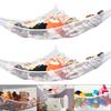 2Pcs Toy Hammock Stuffed Animal Toy Storage Nets Jumbo Wall Sling Corner Mesh Toy Organizer Toy Net Holder with Hooks