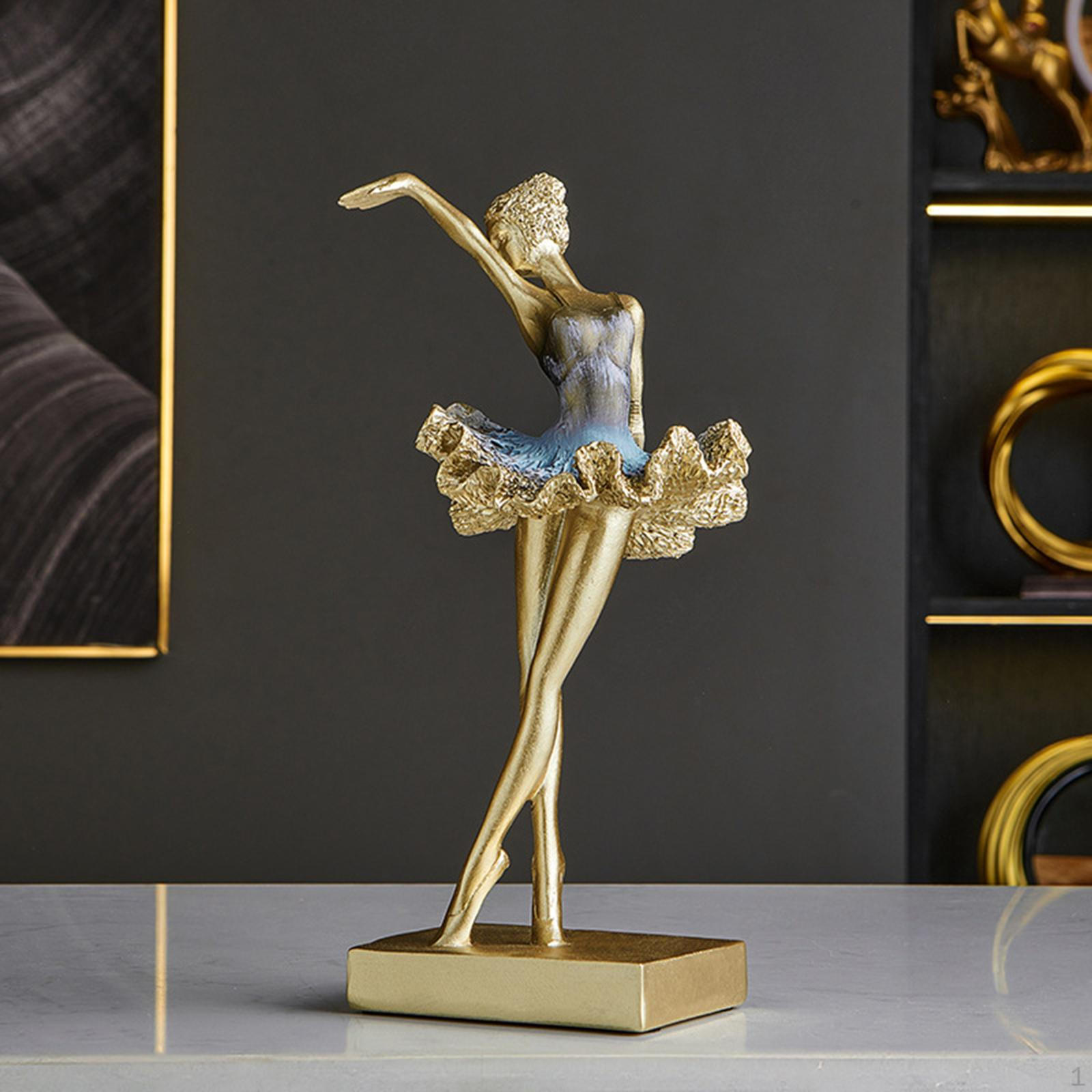 

Балерина, танцовщица, статуэтка, декор для ТВ-стойки, легкая, стильная, универсальная, статуэтка танцовщицы из смолы