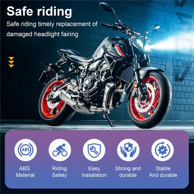 Precise Motorcycle Front Headlight Fairing Bracket Front Panel Fairing Cover For Yamaha FZ-07 MT-07 FZ07 MT07 2018 2019 2020