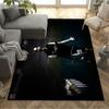 Football Player Celebration Floor Rug Office Rug Perfect for Hallway Decorate room Study room Living Rooms Anti-slip Rug Anime Office Decor
