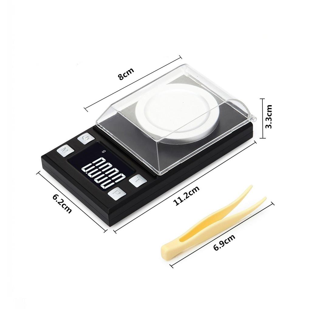 LANGOO Portable Pocket Digital Scale, 0.001g-20g Precision, Professional Grade Digital Scale, Electronic Balance