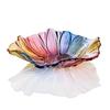 Flavinmci Nordic Crystal Glass Sunflower Fruit Plate