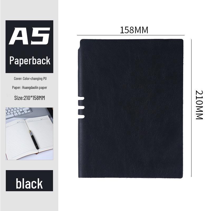 A5 Individuelles weiches Notizbuch aus hohlem Schafsleder mit Logo
