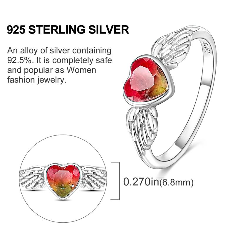 Originální stříbrný prsten 925 Barevné diamanty Zirkony Prsten na prst Pro ženy Šperky Svatební Zásnubní Dárek k narozeninám