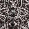 Boho Mandala Beach Towel Microfiber Oversized Lightweight Beach Towel Sandproof Quick Dry Black Flower Towels Swim Pool Beach