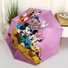 1pc Mickey Mouse Family Cartoon Umbrella, Portable 3-Fold Compact Umbrella, Suitable for Camping, Hiking and Travel, Ideal Easter Birthday G