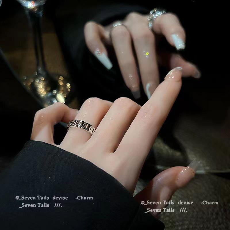 

Кольцо женское нишевое дизайн 2022 новая мода указательный палец высокая чувствительность ins модное холодное ветровое кольцо