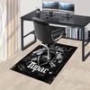1pc Rap,Legend,Hip Hop Office Carpet Soft Polyester Non slip Machine Washable Indoor Carpet Living R