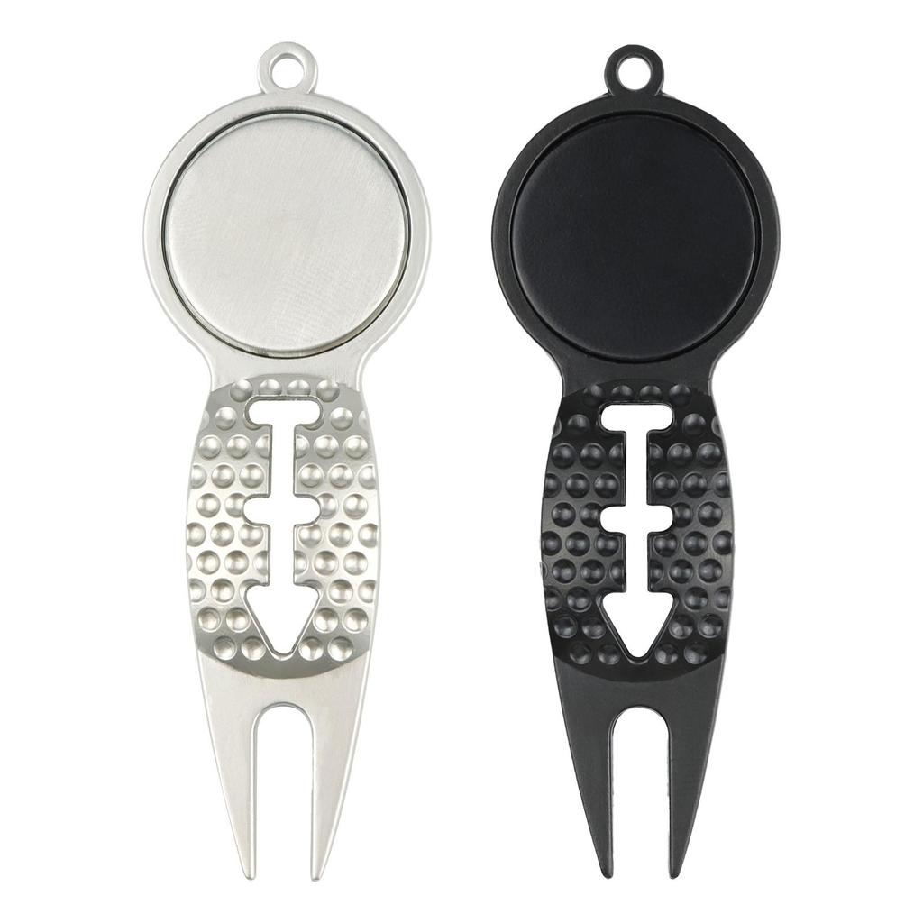 Golf Divot Repair Tool Golf Tool Golf Gift for Men Women Sturdy Lightweight Golf Training Aid Metal Golf Green Tool Green Fork