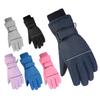 Waterproof Ski Gloves for Adult Kids Thick Children Snowboard Gloves Outdoor Fleece Lining Family Winter Gloves for Boys Girls