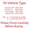 Side Mirror Glass For Peugeot 108 2014- Citroen C1 Toyota Aygo 2014- Verso 2014- With Heating Rearview Mirror Lens
