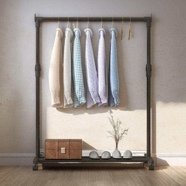 Freestanding Clothes Rack: Folding Indoor/Outdoor Dryer and Coat Stand