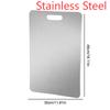 Titanium Cutting Boards for Kitchen Stainless Board 304 Steel Thickened Double Sided Food Grade Portable Fruit Cutting Board