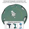Adjustable Hole Saw Tool Kit Metal Punching Saw for Woodworking, Drilling Cutter 45-130mm Diameter Hole Opening