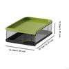Desktop File Organizer Document Holder for Desk Newspaper Files Shelves Rack Letter Tray