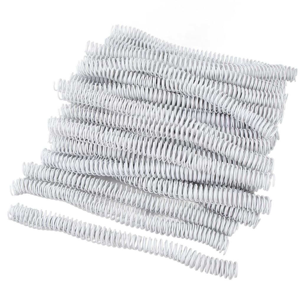 100PCS Spiral Binding Coils 16mm Diameter 48 Teeth 4:1 Combs Spines for Paper