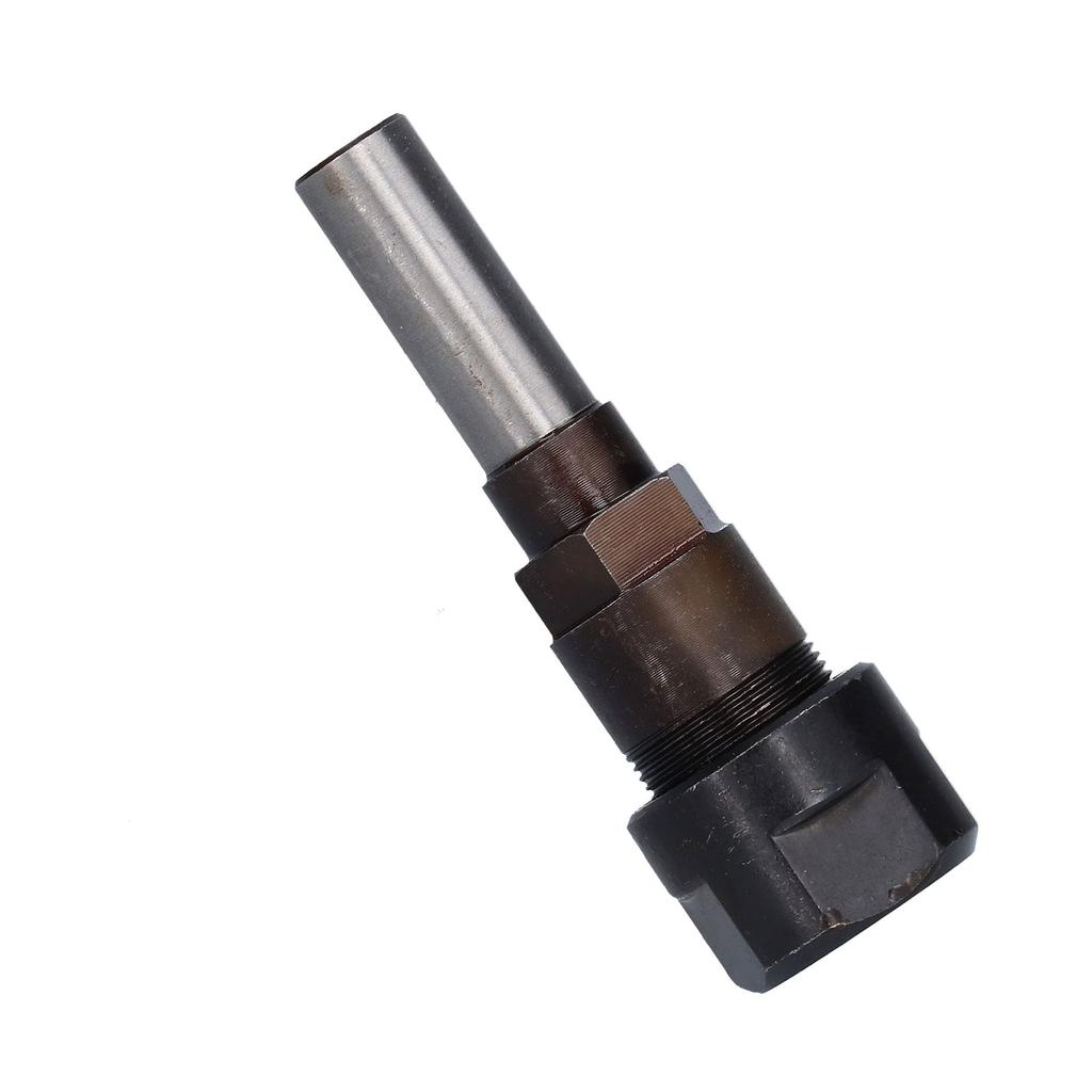 Freser spennhylse forlenger Chuck Rundt skaft Fresebiter Forlengelsesstang for trebearbeiding 12 mm skaft