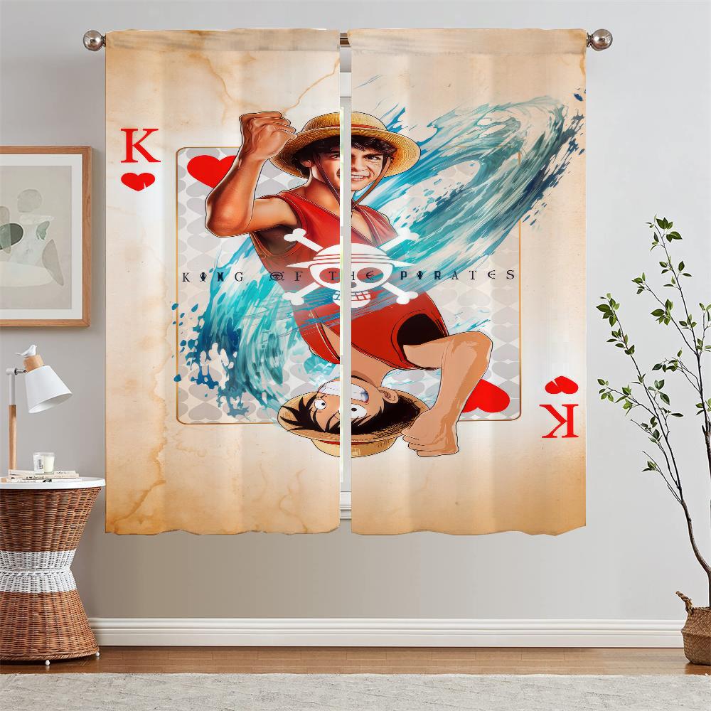 Anime Cheap Free Shipping Curtains for Cooking Tulle in Kitchen Curtain for Children's Room Window Roller Curtains Blackout Lace
