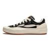 Li Ning We Wo Tessuto Comodo Versatile Resistente all'Usura Antiscivolo Scarpe da Skate Basse Sneaker Donna Nero Bianco AEPU022-1