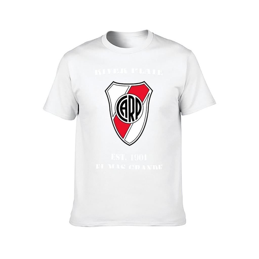 RIVER PLATE FC TShirt Black Cotton Tshirt Plain for Man Package T Shirt for Man 100 Percent Cotton TShirt