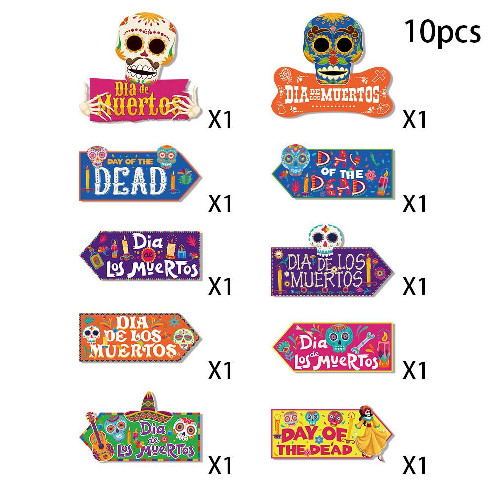 

De Dia Muertos Skeleton Directional Signage For Party Supplies Decorative