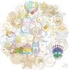 50Pcs/Set Golden Culture & Custom Series 01 PET Stickers Waterproof DIY Fashion Doodle Decals Stickers
