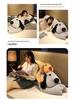 Large Plush Dog Pillow - Super Soft Unisex Hugging Doll for Bedtime