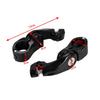 Motorcycles Male Mount-Style Chrome 1 1/4" Foot Peg Adapter Engine Guard Footrests Mount Clamps for Harley Softail Cafe Racer
