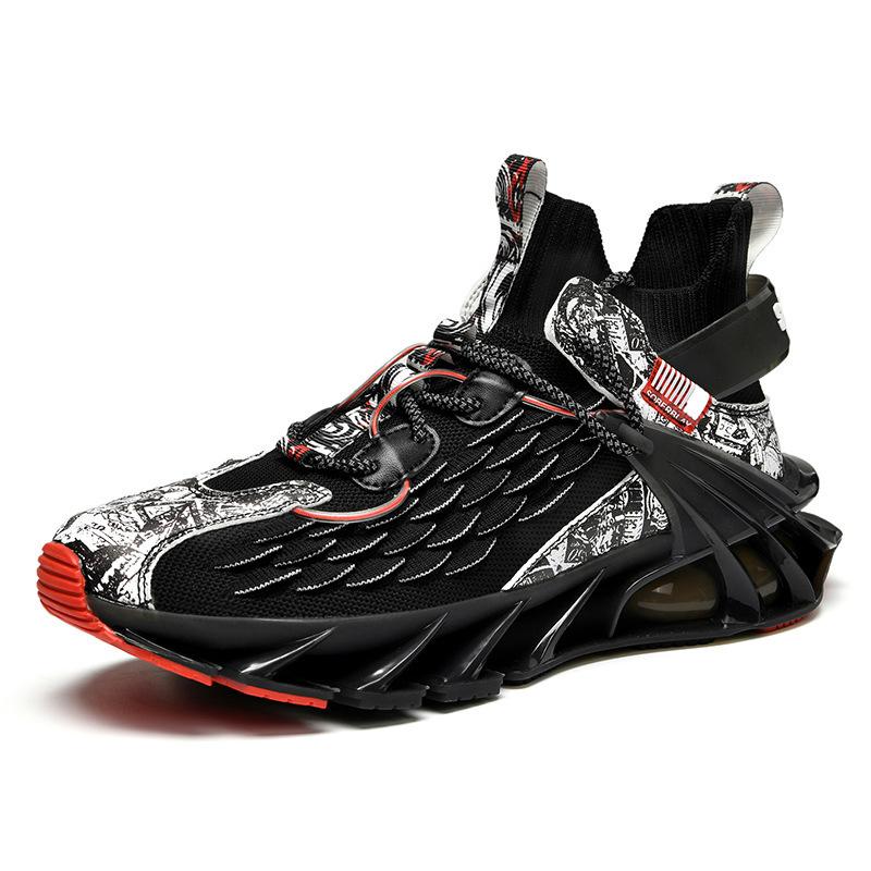 Men's shoes shock-absorbing soft sole lightweight country running blade shoes new autumn casual sports shoes straight