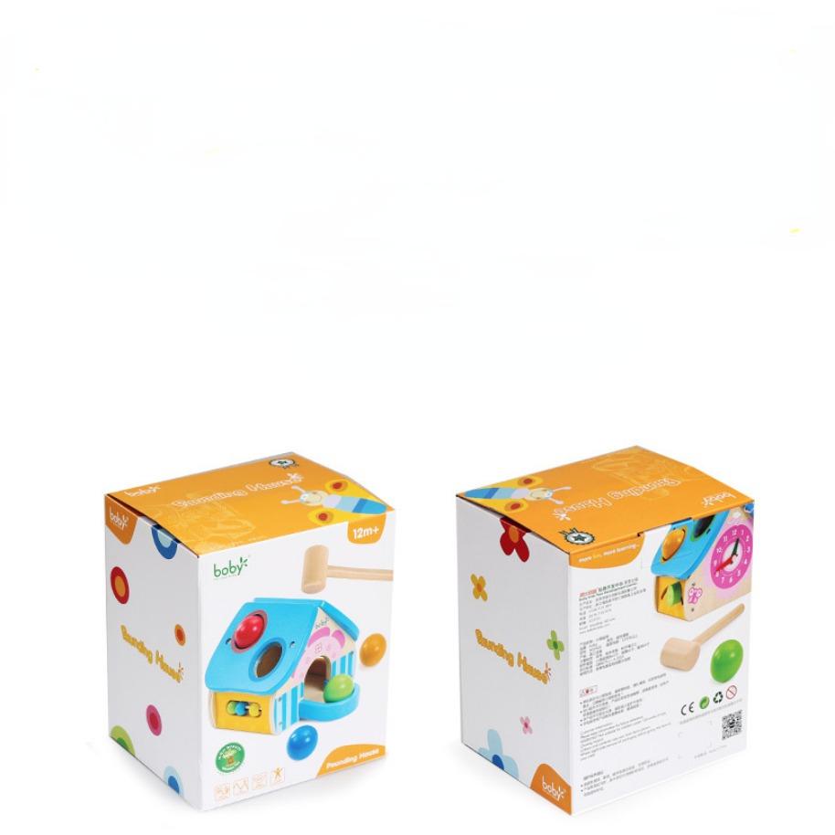 

Деревянная игрушка-молоток для детей, развивающая игрушка Монтессори 4-в-1, скамейка с шариками для маленьких мальчиков и девочек — коробка для хранения предметов от 1 до 4 лет 17*12*13.5cm