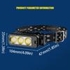 High Bright COB LED Work Light 6 Modes 180° Rotating USB Rechargeable Headlamp 4 Level Dimming Magnetic Base