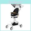Ultra Kids Stroller Lightweight Foldable Convertible Seat One Rotation Button