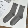 Men Spring and Autumn Trend All Kinds of Leisure Sweat Absorption Breathable Sports Tube Cotton Socks