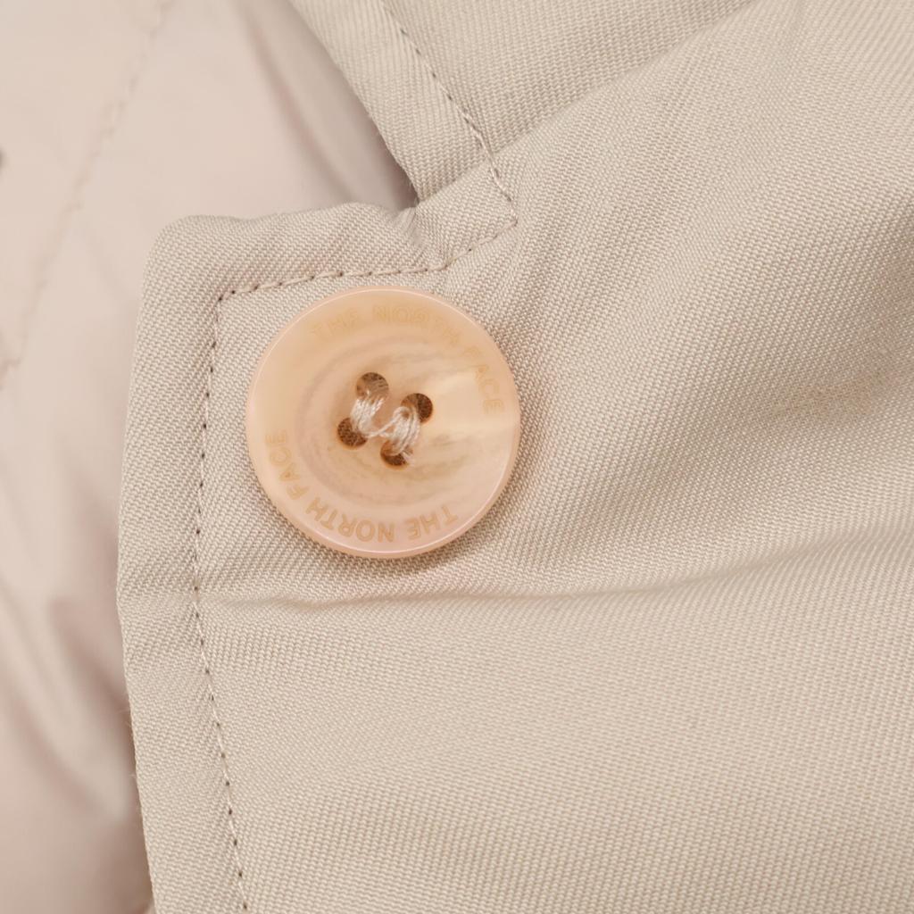 The North Face White Label Light Beige Nylon Reversible Coat Coat L Light beigeUsed