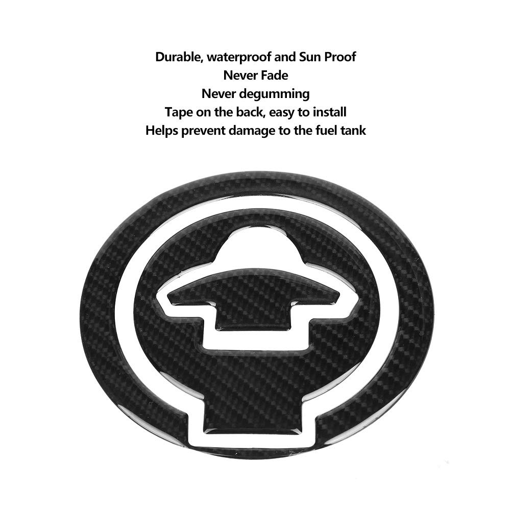 Sticker Car Tank Camping Cover Carbon Fiber Cover Waterproof Motorcycle Tank Sticker Sun Resistant