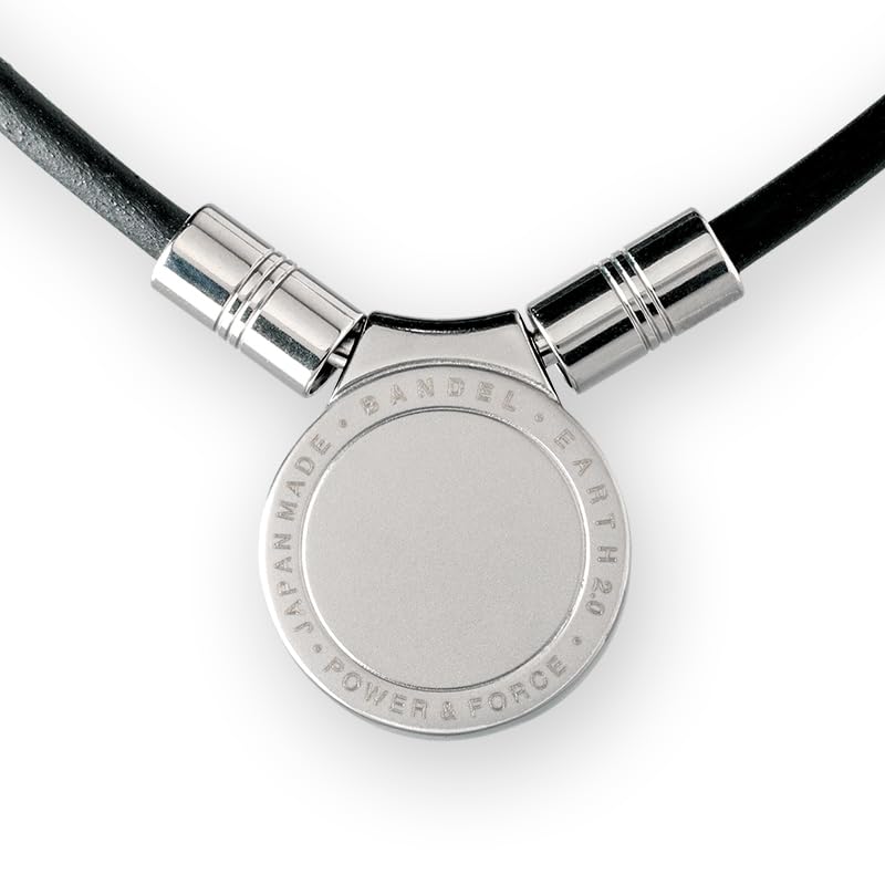 [BANDEL] Bandel Healthcare Necklace Earth mini 2.0 (Black x Silver, 52cm)