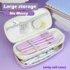 1 Pc Pencil Case Pen Bag Large Capacity  Pocket Pencil Case Fold Stationery Storage Bag Stationery Box