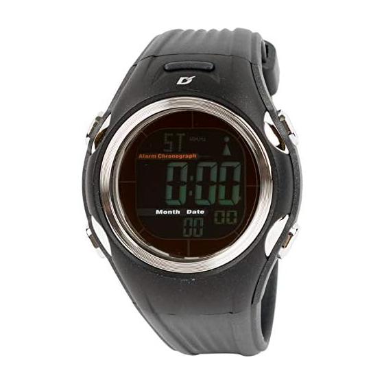 [Arias] ADWW18108RCSOL-04 Digital Radio-controlled Solar Inverted LCD Men s Watch, Black