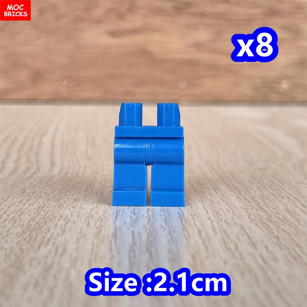 8pcs/lot MOC Bricks Blank Pants Legs Body Wear Figure Accessory Assembled Building Blocks Toy Kids Plastic Dolls