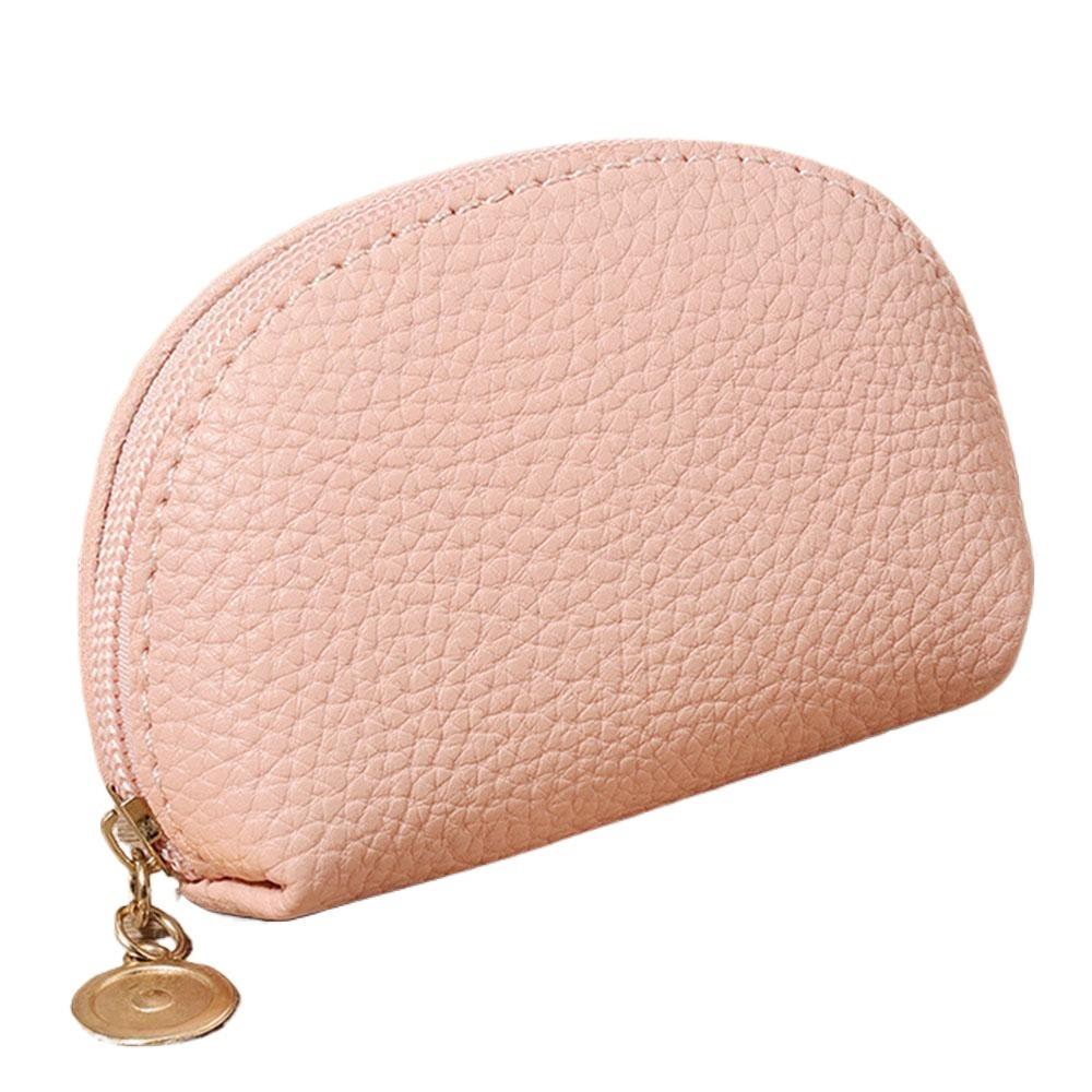 Portable Card Storage Pouch PU Leather Women's Wallet Casual Coin Storage Bag  Women Men
